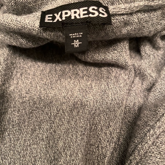 Express Size M Grey Sweater - Picture 4 of 6